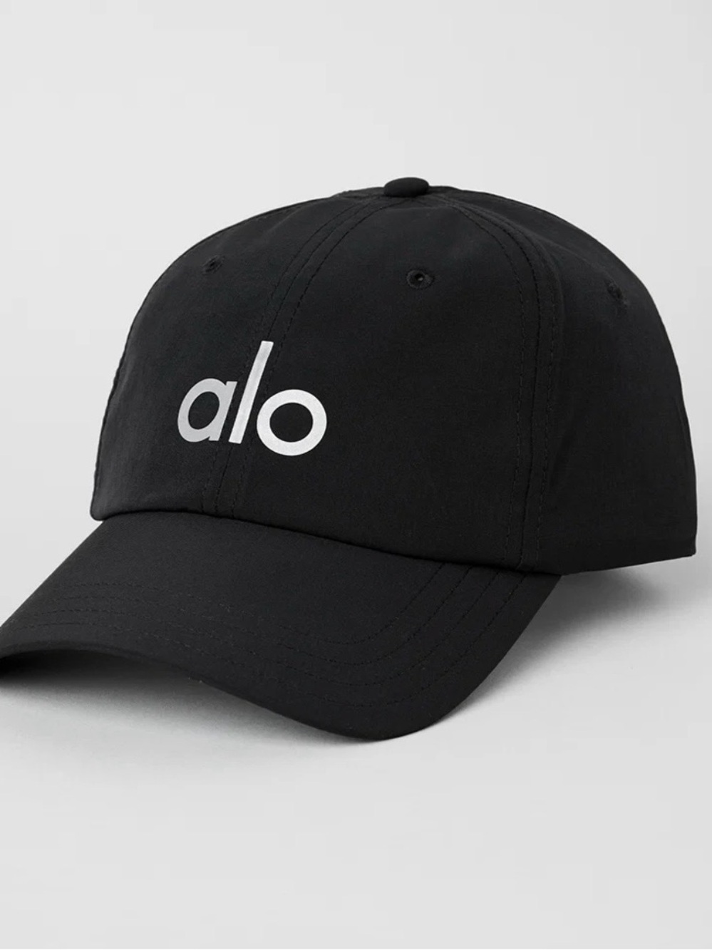Alo Performance Off-Duty Black Logo Baseball Cap SOLD OUT